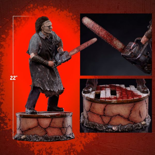 Leatherface 1:4 Scale Statue - Deluxe Edition - Image 2