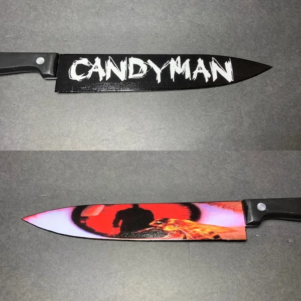 Candyman 1992 Horror Kitchen Knife With Stand - Image 4