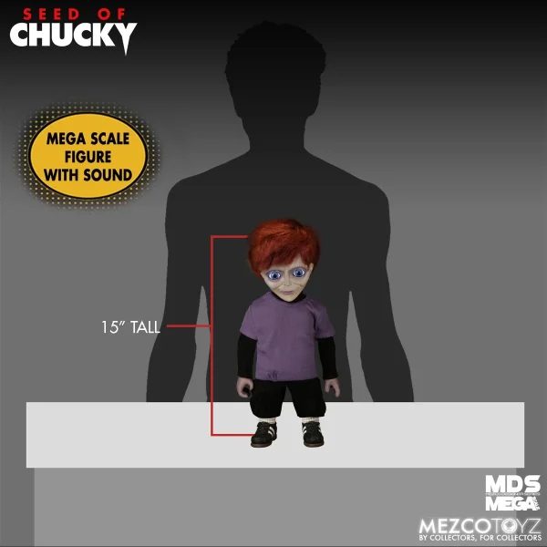 Child's Play Seed of Chucky Glen Talking MDS Mega-Scale 15-Inch Doll - Image 6