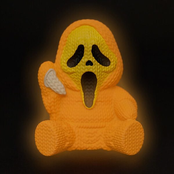 Ghost Face #264 Limited Edition Pumpkin Orange Glow-in-the-Dark Handmade By Robots Vinyl Figure - Image 3