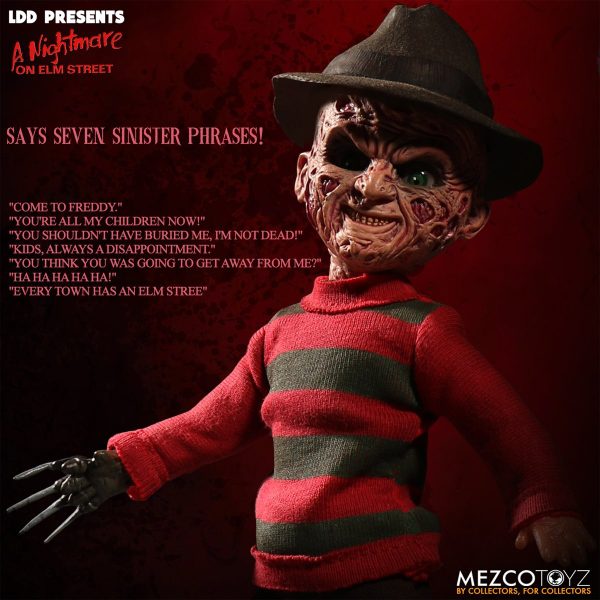 LDD Presents A Nightmare on Elm Street Talking Freddy Krueger 10-Inch Doll - Image 2