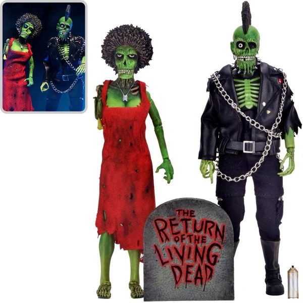 The Return of the Living Dead Trash & Suicide 8-Inch Clothed Figure 2-Pack
