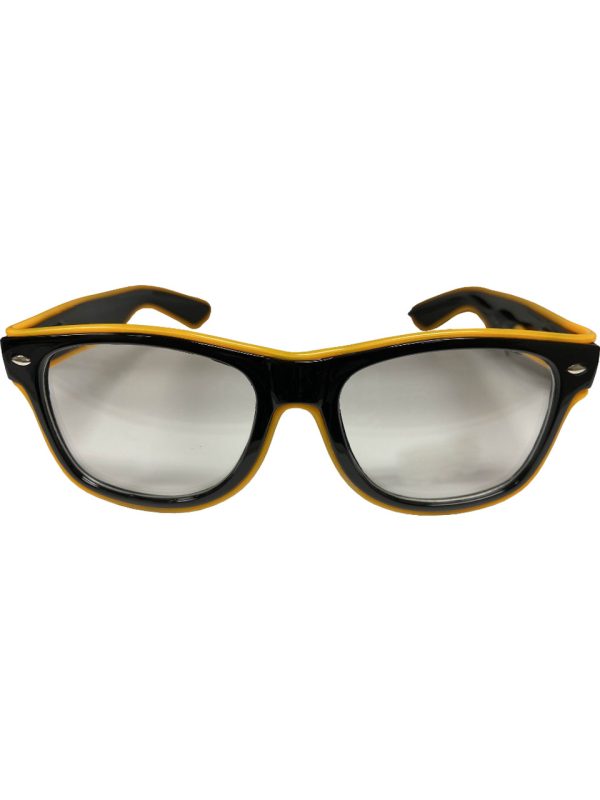Wayward Traveler Glasses Lite Up Yellow EL Wire