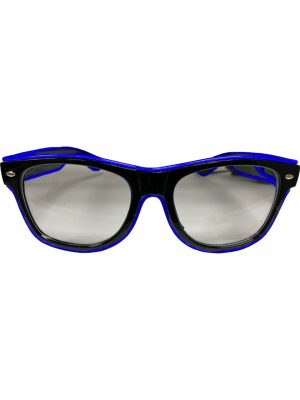 Wayward Traveler Glasses Lite Up Blue EL Wire