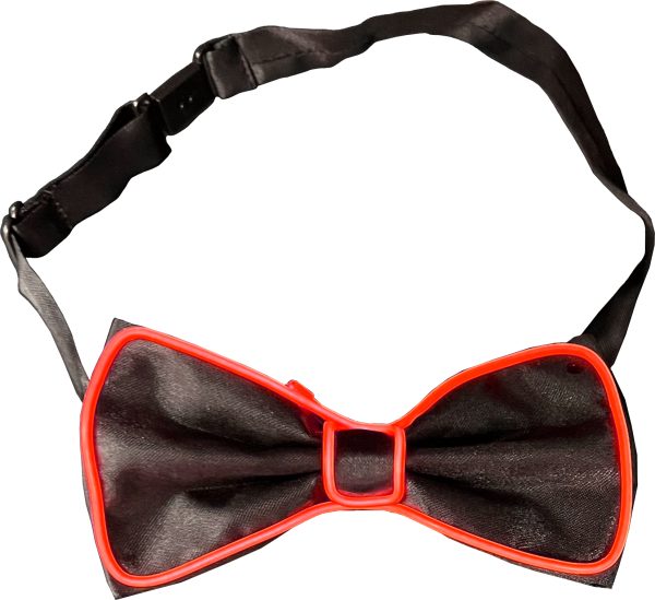 Lite Up Bow Tie - Red