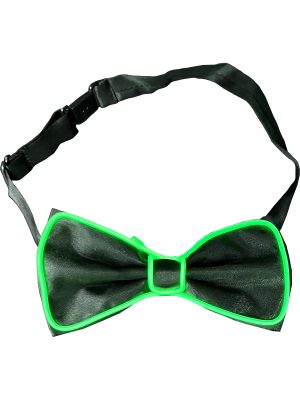 Lite Up Bow Tie - Lime Green