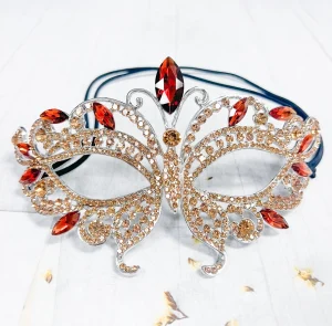 Amber Masquerade Mask