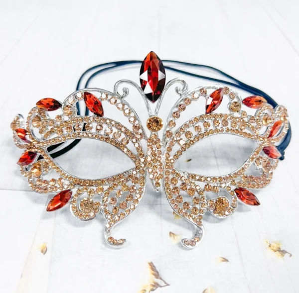 Amber Masquerade Mask