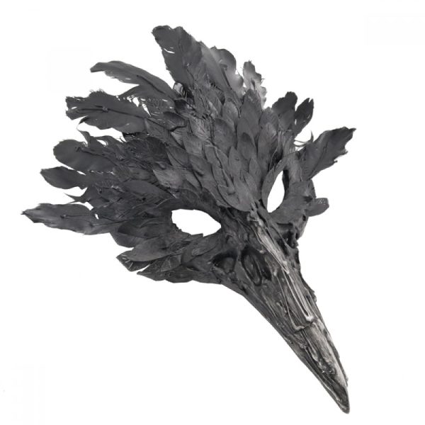 Black Bird Masquerade Mask - Image 2