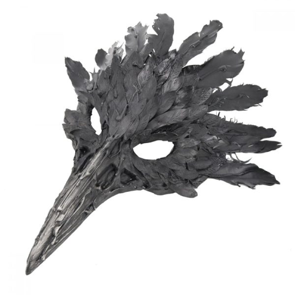 Black Bird Masquerade Mask - Image 3
