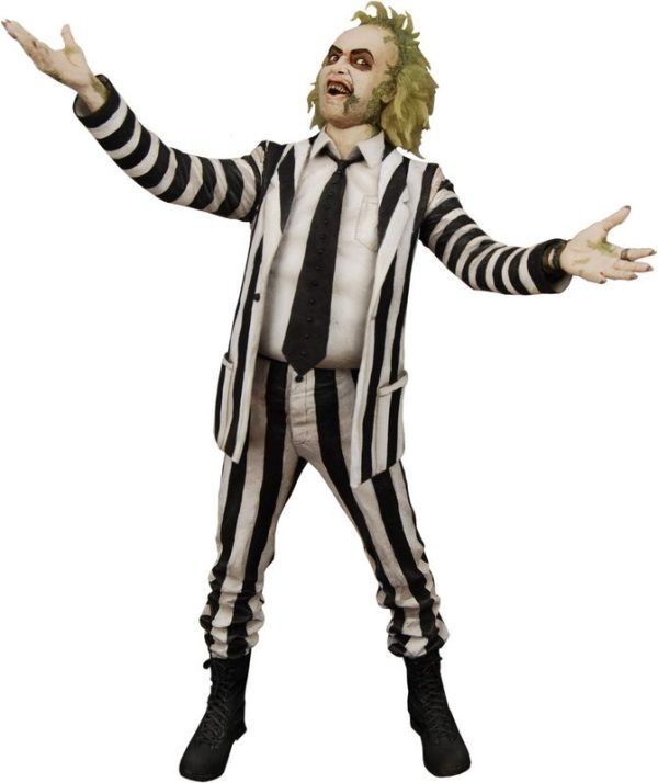Beetlejuice (1988) Talking Striped Suit Beetlejuice 1:4 Scale Action Figure