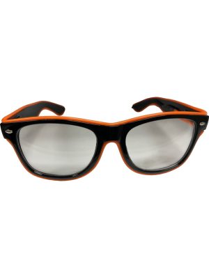 Wayward Traveler Glasses Lite Up Orange EL Wire