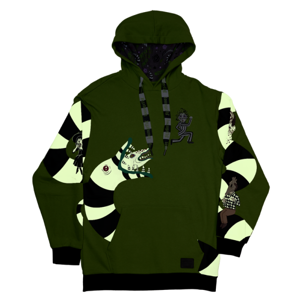 Beetlejuice Sandworm Glow-in-the-Dark Hoodie - Image 4