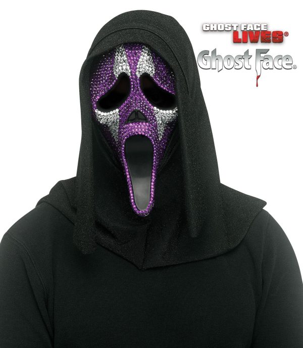 Ghost Face Jester Bling Mask