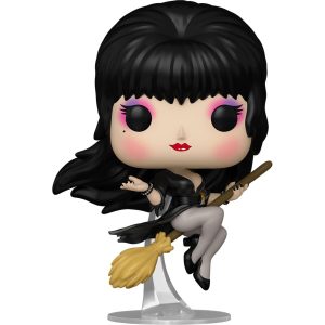 Elvira: Mistress of the Dark Elvira with Broom Funko Pop!