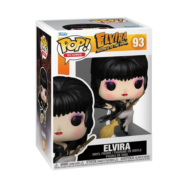 Elvira: Mistress of the Dark Elvira with Broom Funko Pop! - Image 2