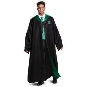 Slytherin Robe Adult Deluxe Costume - Harry Potter