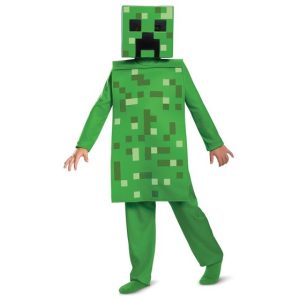 Minecraft Creeper Jumpsuit Classic Kids Costume