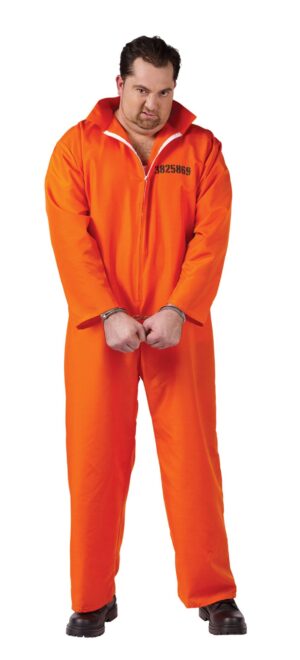 Got Busted Plus Size Men's Prisoner Costume