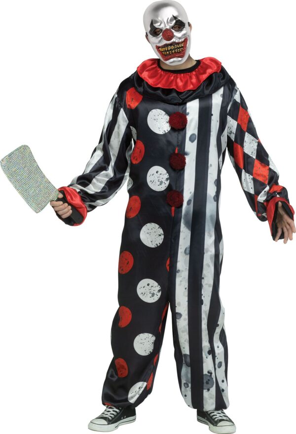 Big Top Bling Clown Adult Costume