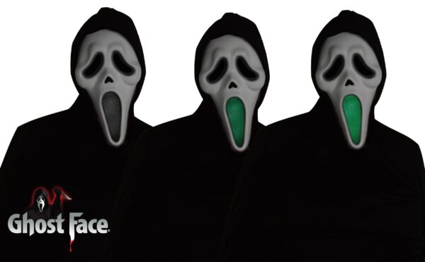 Light Up Fade In and Out Ghost Face Kids Costume - Image 2