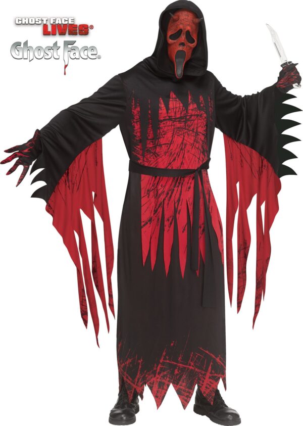 Aged Devil Adult Ghost Face Costume