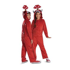 Minecraft Mooshroom Hooded Jumpsuit Classic Kids Costume