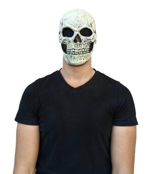 Skull Glow Adult Latex Mask