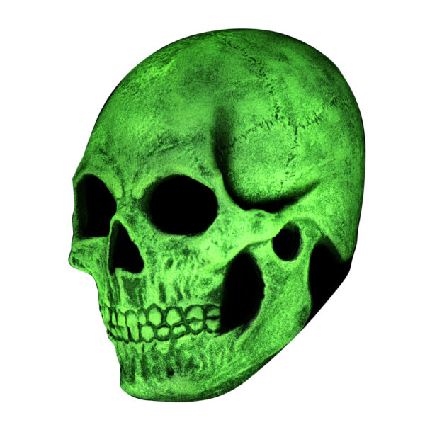 Skull Glow Adult Latex Mask - Image 2
