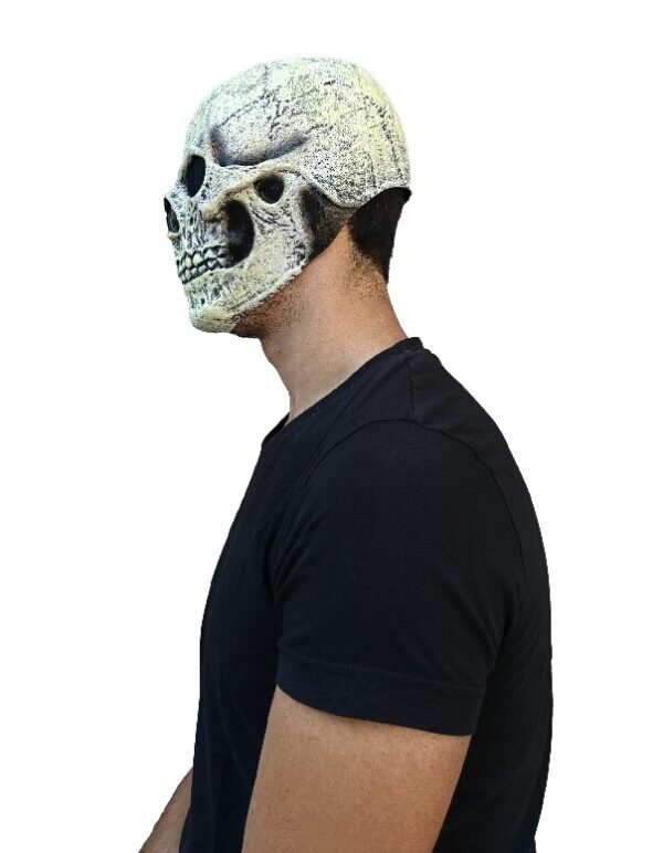 Skull Glow Adult Latex Mask - Image 3