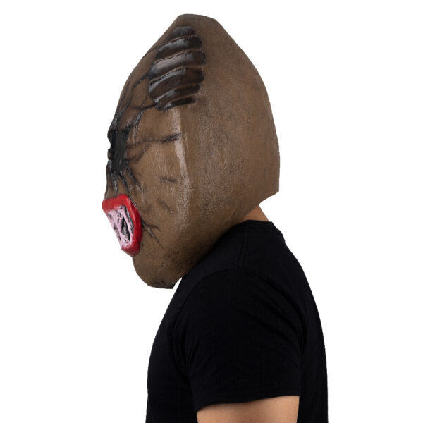 Evil Gingerbread Man Adult Latex Mask - Image 2