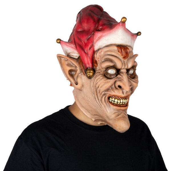 The Evil Elf Adult Latex Mask - Image 4