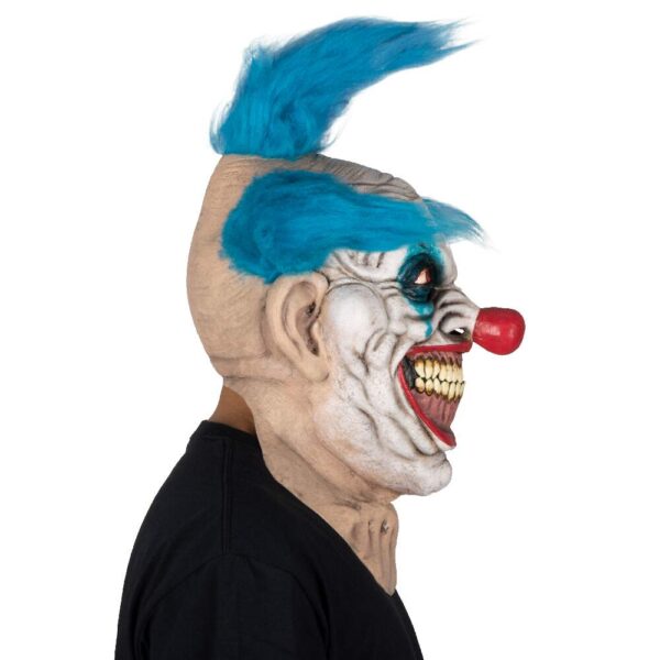 Evil Arlequin Adult Clown Latex Mask - Image 2