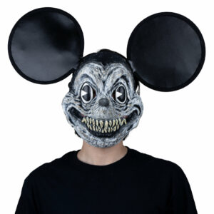 Dark Mouse Front Face Latex Mask