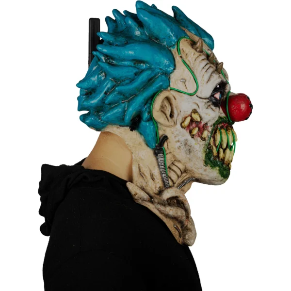 Clown Spikes L.E.D. Adult Mask - Image 3