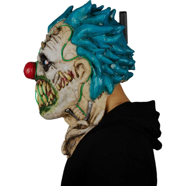 Clown Spikes L.E.D. Adult Mask - Image 5