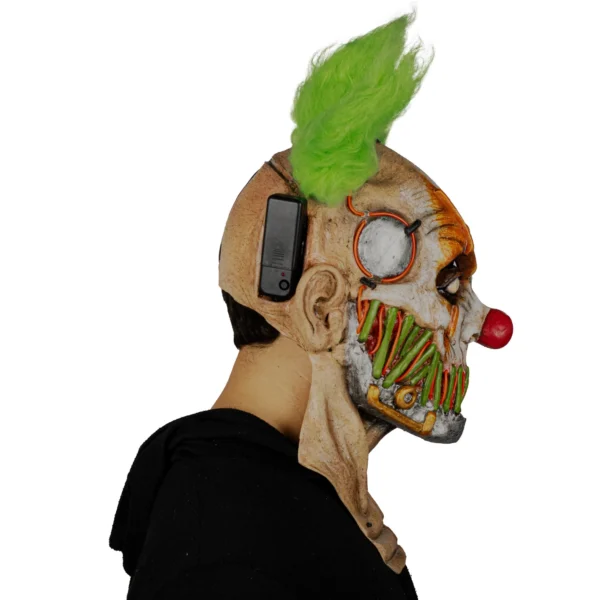 Stitched Smile Clown L.E.D. Adult Mask - Image 2
