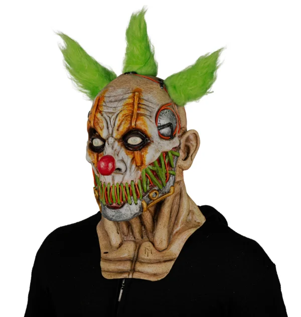 Stitched Smile Clown L.E.D. Adult Mask - Image 4