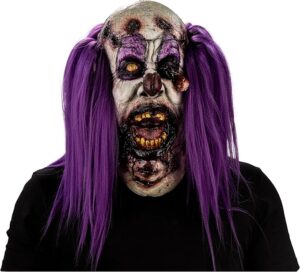 Charly Gluttonous Zombie Clown Adult Latex Mask