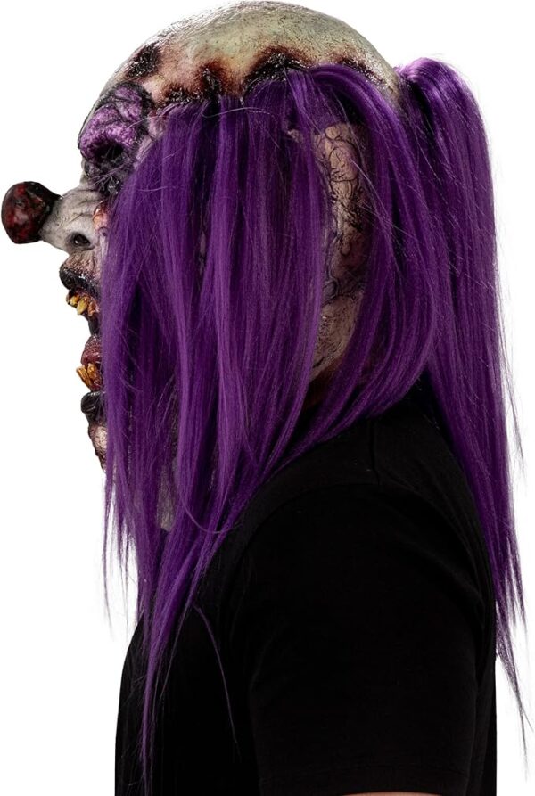Charly Gluttonous Zombie Clown Adult Latex Mask - Image 5