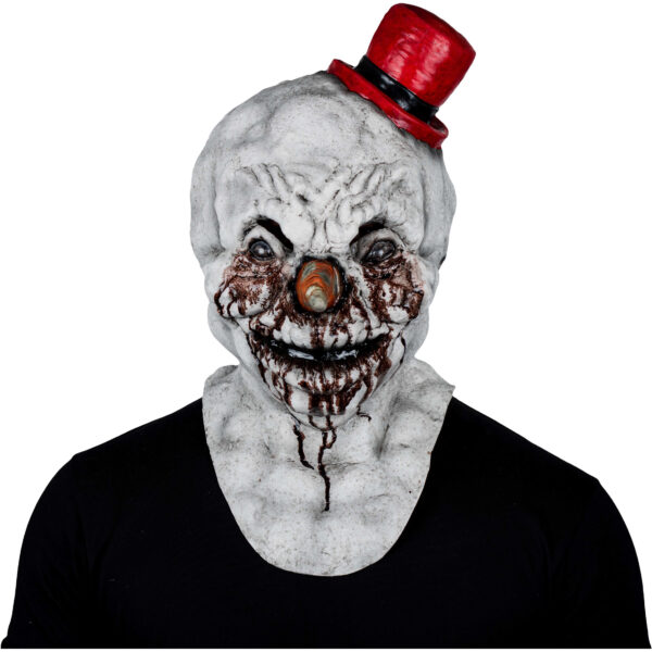 Frosty Demon Adult Latex Evil Snowman Mask
