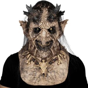 Priestess of Hell Adult Latex Witch Mask