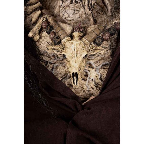 Priestess of Hell Adult Latex Witch Mask - Image 6