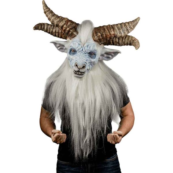 Pale Baphomet God Adult Latex Mask