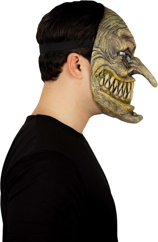 Majo Creepy Witch Front Face Latex Mask - Image 3