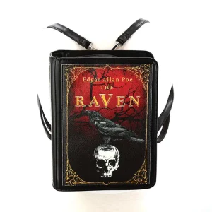 The Raven Vintage Book Backpack