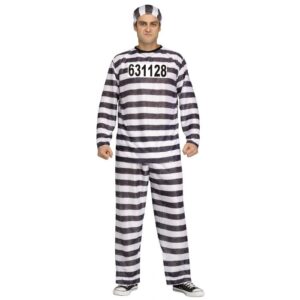 Jailbird Adult Prisoner Costume