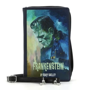 Frankenstein Book Clutch Bag