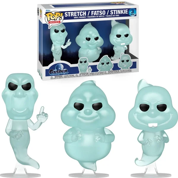 Casper 30th Anniversary Stretch Fatso Stinkie Funko Pop! Vinyl Figure 3-Pack