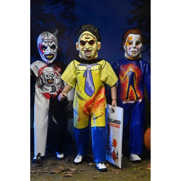 Ben Cooper Costume Series 9 Clothed Figure Set of 5 Pennywise, Leatherface, Art the Clown,  Michael Myers, Billy Puppet - Image 4